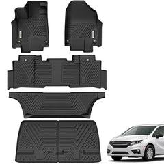 YITAMOTOR front passenger floor mat showing snug fit and protection