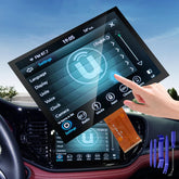 Yitrust front view of 8.4-inch Uconnect replacement display showing clear screen benefit