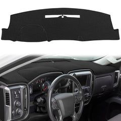 Yiz dash cover front view showing clean black fit and reduced glare