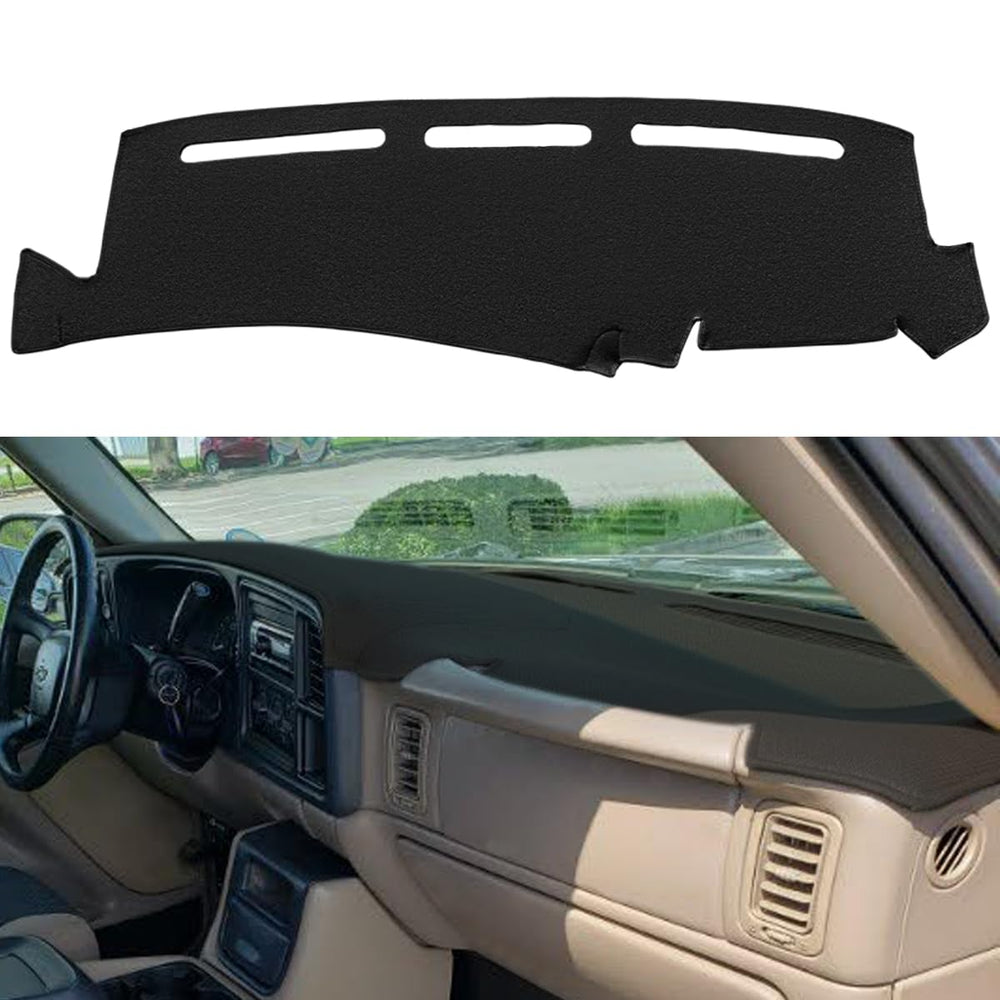 Yiz dashboard front view showing full coverage and glare reduction