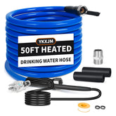 YKXJM 50FT heated hose front view showing full length and connector benefits