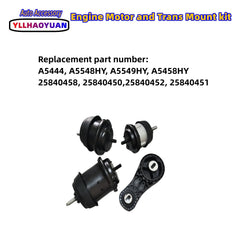 Yllhaoyuan transmission mount top view demonstrating correct bolt pattern fit