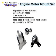 Yllshengyu rear lower torque strut mount side view showing torque control benefit