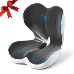 YLSCOO front view of seat cushion showing contoured shape and comfort