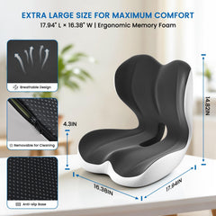 YLSCOO side profile highlighting L-shaped cutout and ergonomic slope