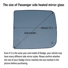 YMHHefy mirror mounted on shelf showing scale to compare size before purchase