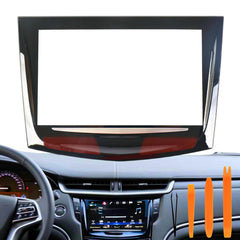 YNKTNVUN front view of CUE touchscreen showing clear display and fit
