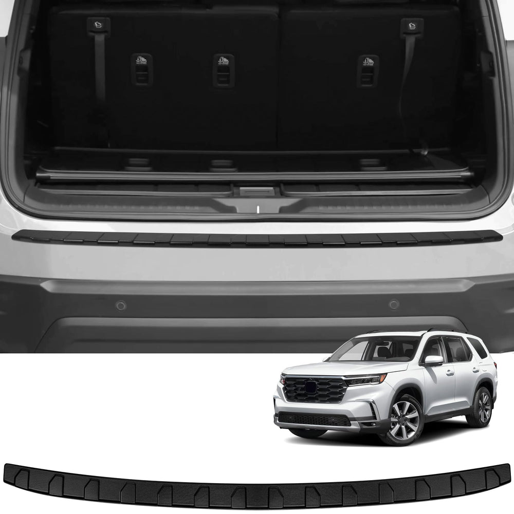 YOJOJOCO front view installed on Honda Pilot rear bumper showing clean protection