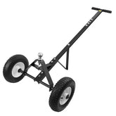 YOLANDO trailer dolly front view showing compact frame and stability benefit