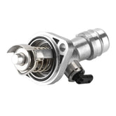 YOLLKY front view thermostat housing showing OE-fit and easy replacement benefit