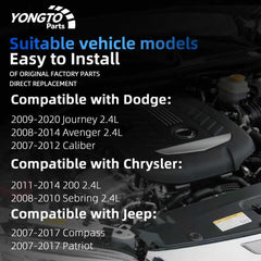 yongtoparts three rubber seals and thermostat kit organized for easy installation