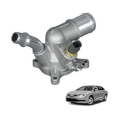 Yongtoparts front view of thermostat housing showing mounting points and improved fit