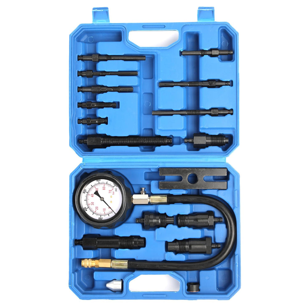 Yonligonju front view of kit and gauge showing complete set for easy diagnosis