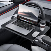 YONZEE front view of steering wheel tray showing stable workspace benefit