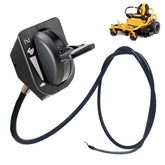 YOPADE throttle cable front view showing full length and ends for accurate replacement