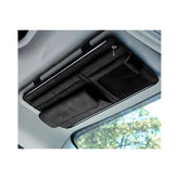 Yourkar front view organizer showing sleek black profile and easy access pockets