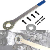Yoursme front view of crank pulley tool showing robust build and secure fit
