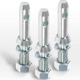 Yoursme front view of three draw pins showing pack and quick identification benefit
