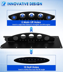 Yoursme lift plate installed on Chevy LS engine demonstrating correct mounting and alignment