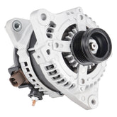 Youxmoto alternator front view showing compact aluminum housing and mounting points for easy fit