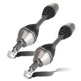 Youxmoto front CV axles packaging view showing both shafts and included nuts, ready to replace