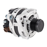 Youxmoto alternator front view showing mounting points and plug for quick replacement