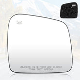Youxmoto right side mirror glass front view showing correct fit and restored visibility