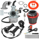YOXUFA carburetor front view showing clean bore for reliable airflow