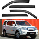 YQAUTEC front passenger visor mounted on Pilot showing sleek fit and protection