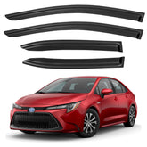 YQAUTEC front view on Toyota Corolla sedan showing sleek fit and protection