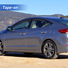 YQAUTEC close-up of 3M adhesive strip secures visors reliably