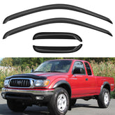 YQAUTEC front-left visor installed on Tacoma, improves ventilation