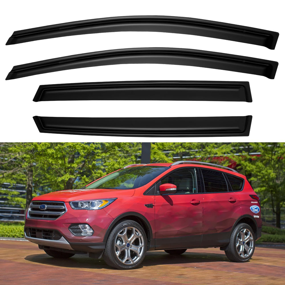 YQAUTEC front packaging showing four-piece visor kit and fit details