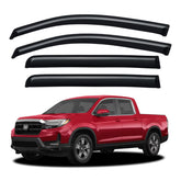 YQAUTEC front packaging showing complete visor set and fit for Ridgeline