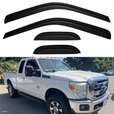 YQAUTEC front packaging showing four-piece visor kit and fitment benefits