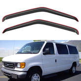 YQAUTEC front view of visor pair showing slim profile and clean fit benefit