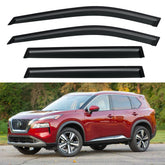 YQAUTEC front passenger visor on Nissan Rogue showing precise fit and protection