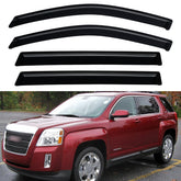 YQAUTEC front passenger window visor showing seamless fit and improved ventilation