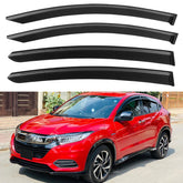 YQAUTEC front profile visors showing precise HR-V fit and clean look