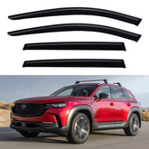 YQAUTEC front vehicle view on CX-50 showing full visor fit and improved airflow