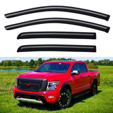 YQAUTEC front view on Titan Crew Cab showing sleek fit and protection