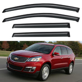 YQAUTEC visors installed on Traverse side view, improved airflow benefit