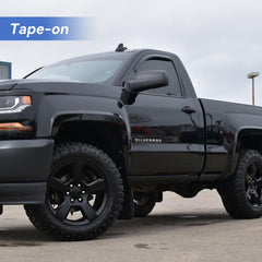YQAUTEC installed on Silverado side profile adds wind deflection benefit