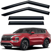 YQAUTEC front passenger visor installed on Outlander, improves ventilation