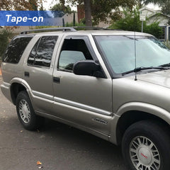 YQAUTEC side profile installed on truck door illustrating sleek, low-profile fit