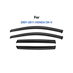 YQAUTEC side profile on CR‑V window, reduces wind noise for quieter drives