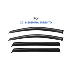 YQAUTEC on Kia Sorento side profile installed for weather protection