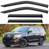 YQAUTEC front door visor profile showing precise fit and improved ventilation