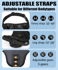 yucenbra adjustable straps and buckles demonstrating secure comfortable fit