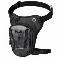 yucenbra front view thigh bag showing compact protective shape and easy access